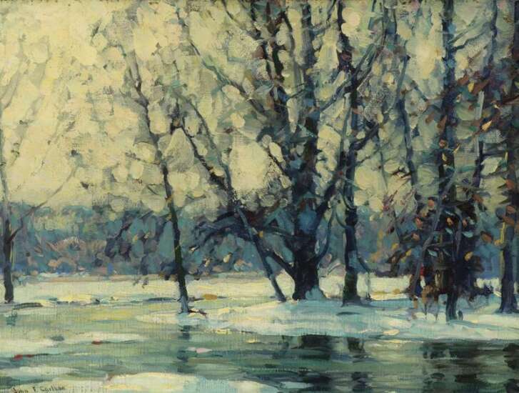 Lot - JOHN FABIAN CARLSON, American/Swedish (1875-1947), Winter