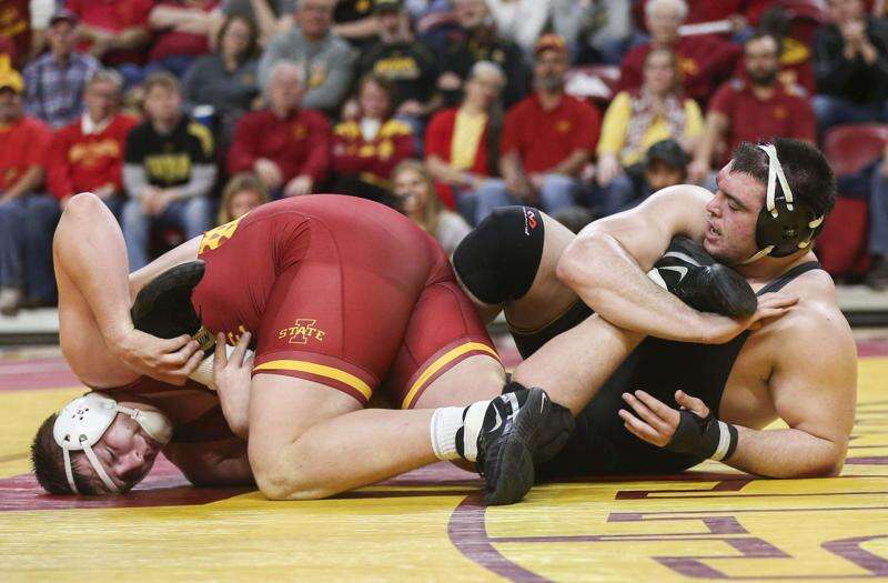 Photos Iowa vs. Iowa State wrestling dual The Gazette