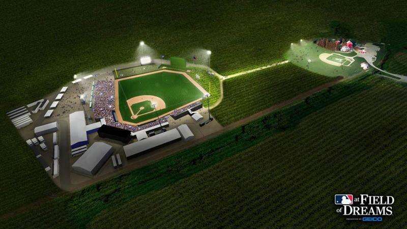 Construction continues on Field of Dreams ballpark despite postponed MLB  season