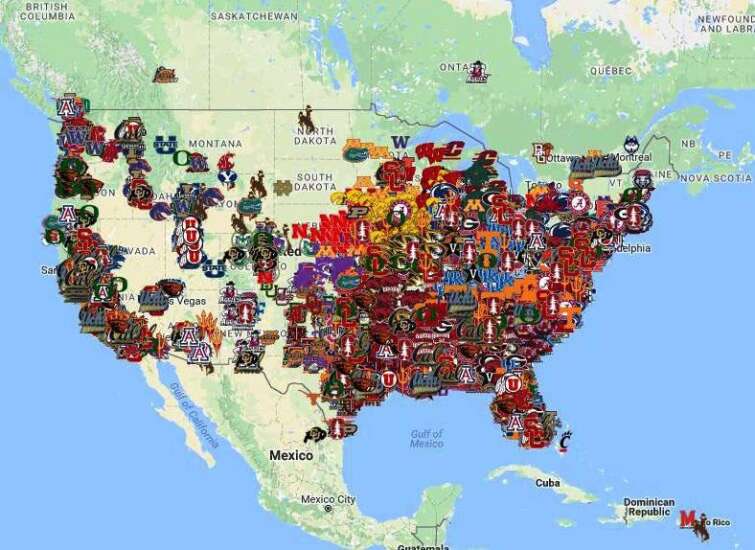The 2023 college football season in 6 maps and charts