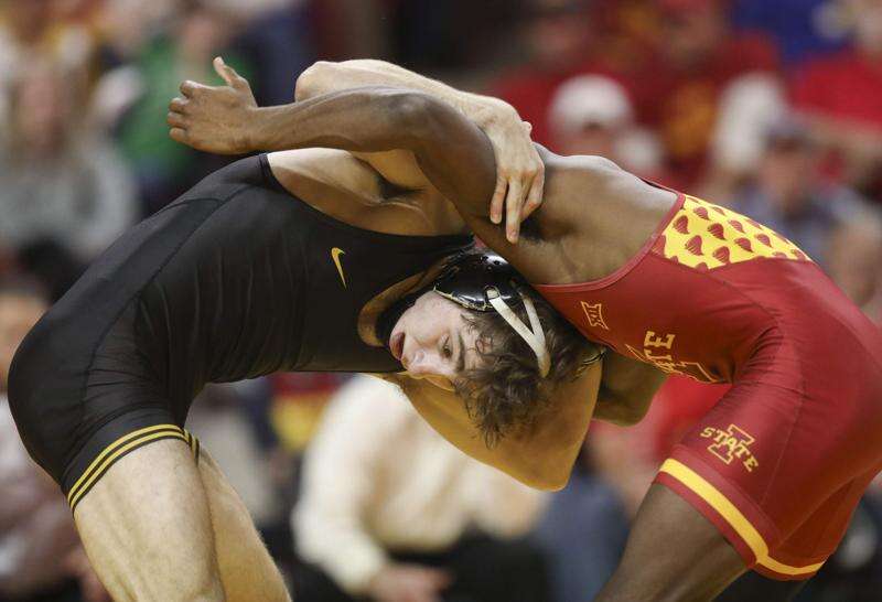 Photos Iowa vs. Iowa State wrestling dual The Gazette