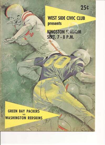1963 Vintage Minnesota Vikings Philadelphia Eagles Football 