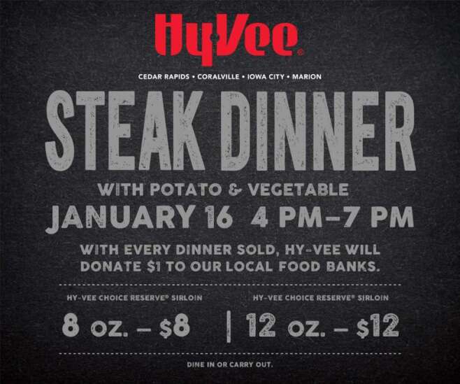HyVee's Steak Dinner Deal is Helping Stock Local Food Banks The Gazette