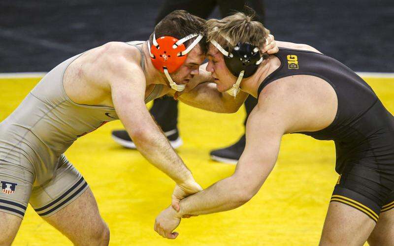 Photos Iowa wrestling vs. Illinois The Gazette