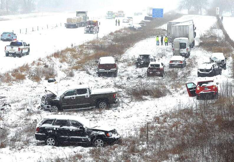 Deadly day on Iowa roads as Monday snow storm passes through The Gazette