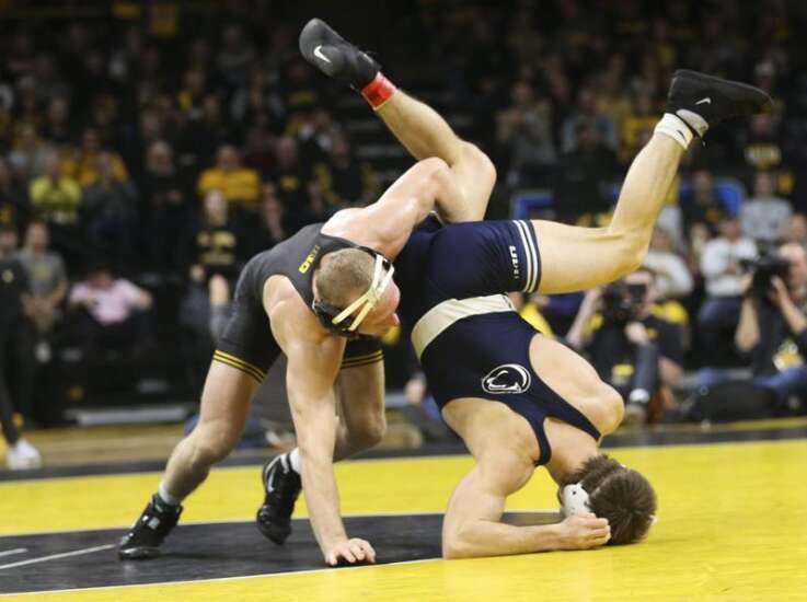 Photos Iowa wrestling vs. Penn State The Gazette
