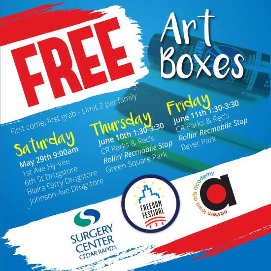 Kids, take part in mural project with Freedom Festival pick-up activity box