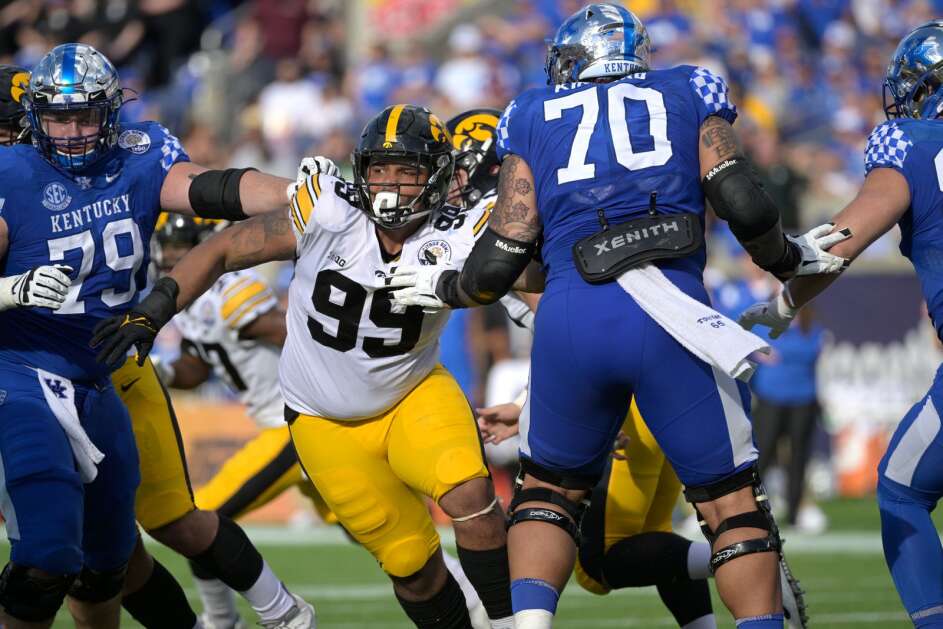 Iowa defensive lineman Noah Shannon faces one-year suspension for