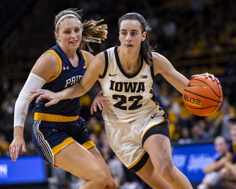 Iowa's Caitlin Clark Comments on Setting New Record in Men or