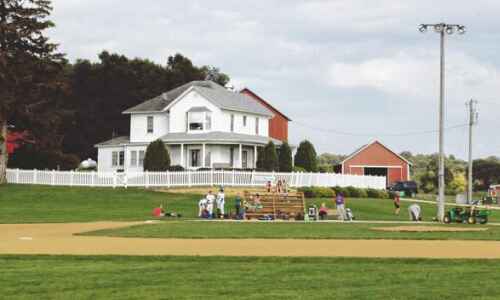 Field of Dreams' game ends in cinematic fashion, with 2-run homer in the 9th