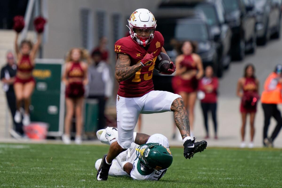Jaylin Noel poised to step into new role as Iowa State's top receiver | The  Gazette