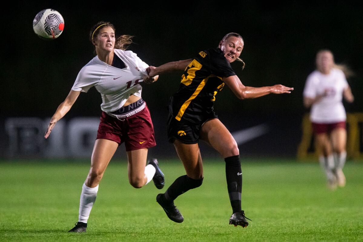 Photos: Iowa vs. Iowa State Women’s Soccer (8/25/23)