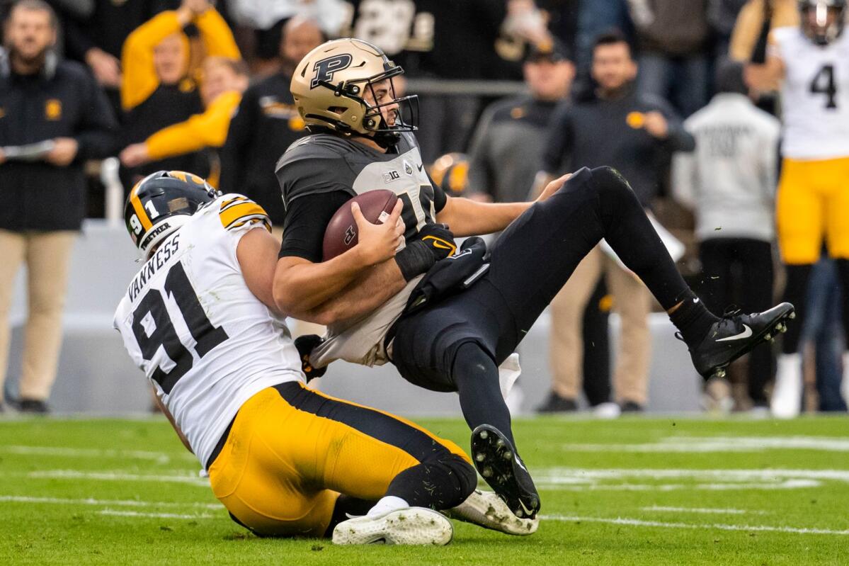Iowa defensive lineman Lukas Van Ness declares for NFL Draft | The Gazette