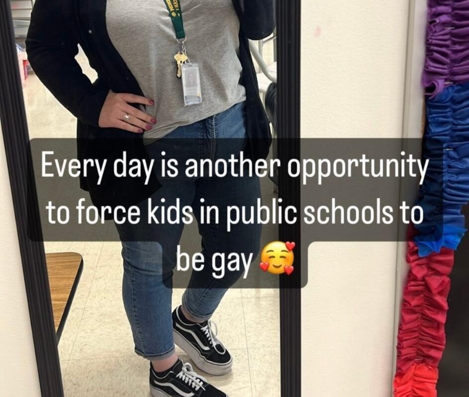 Capri pants are inappropriate work attire for teachers, says