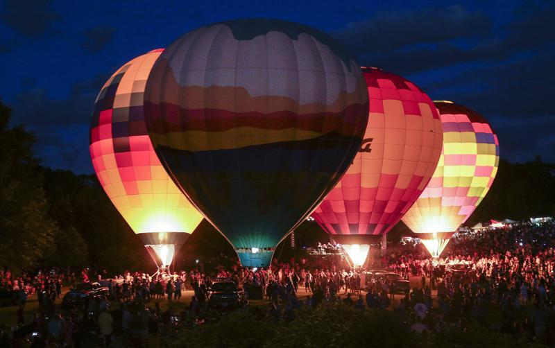 Balloon Glow lights up Cedar Rapids The Gazette