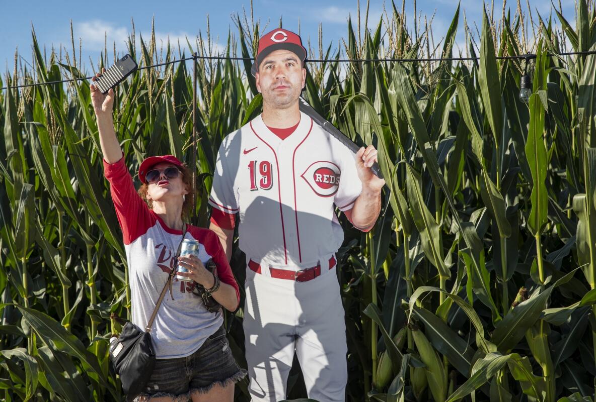 Photos from the Field of Dreams 2022 Cubs vs. Reds game