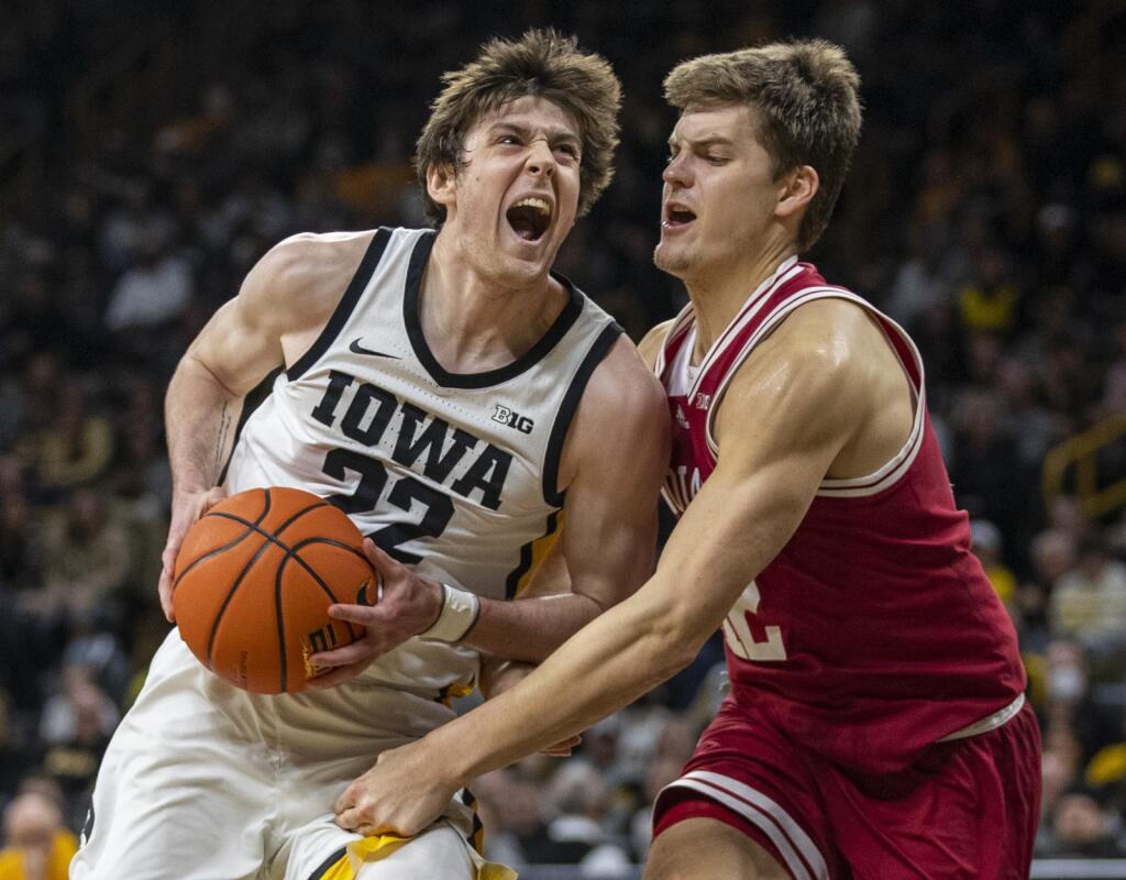 Photos Iowa vs. Indiana Men’s Basketball The Gazette