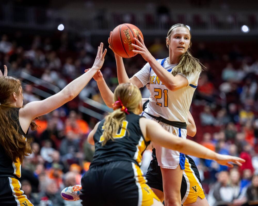Central Lyon girls focused on Friday's semifinal game
