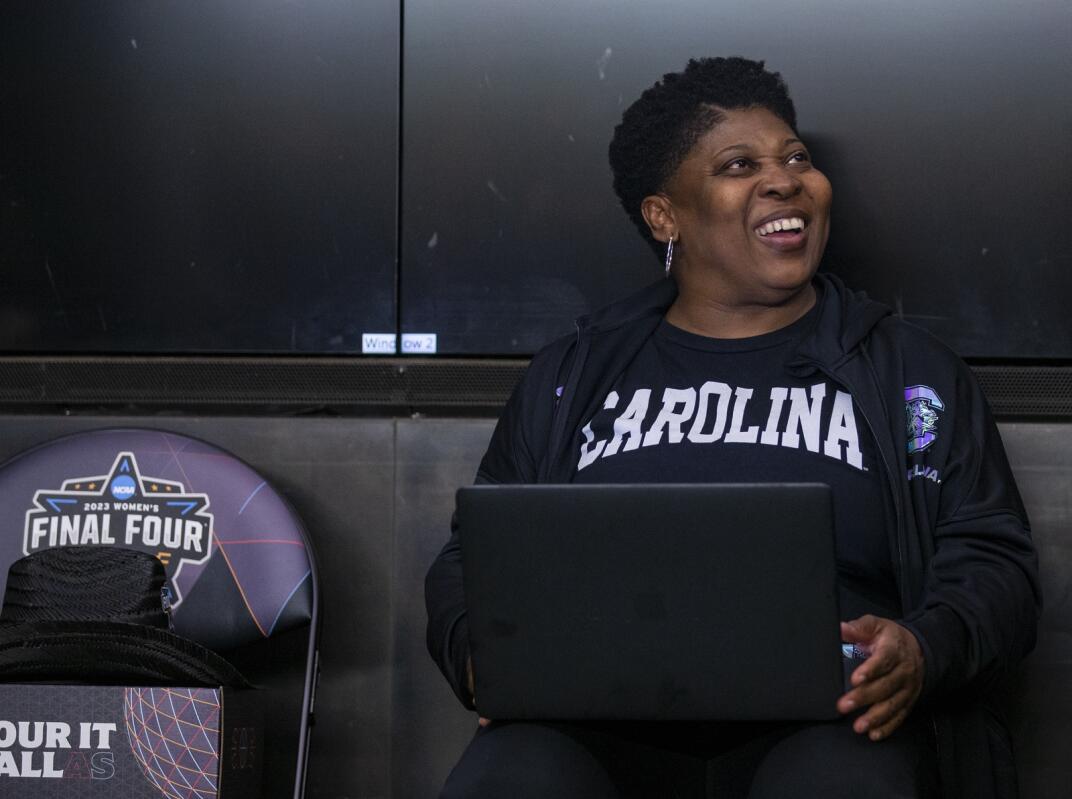 South Carolina assistant coach Jolette Law is 'one of the best that's ever  done it