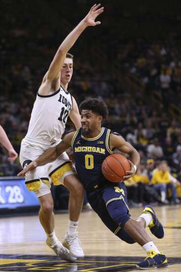 Photos: Iowa men’s basketball vs. Michigan