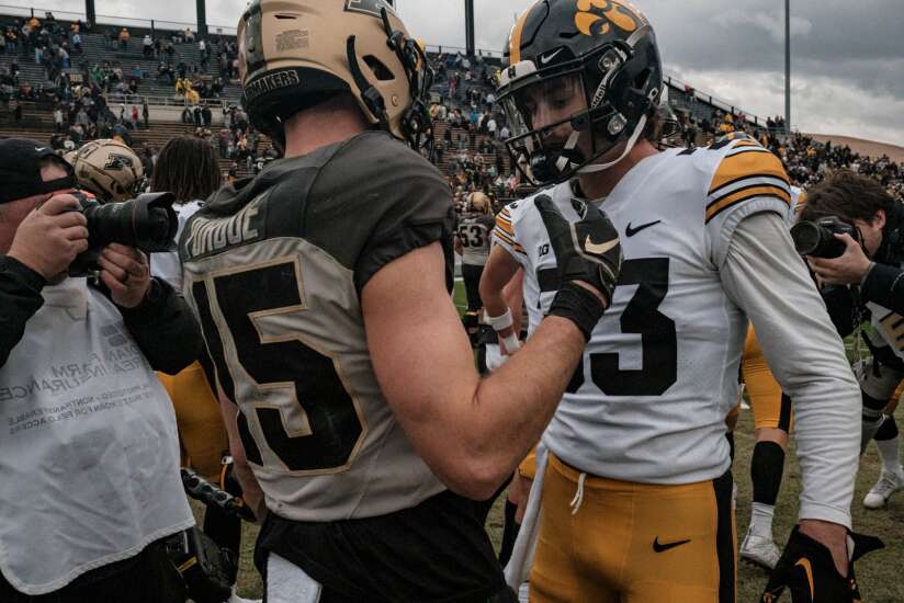 Charlie Jones had some sizzle, but Iowa earned most important statistic in reunion