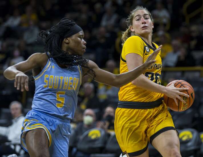 Photos: Iowa women’s basketball vs. Southern University