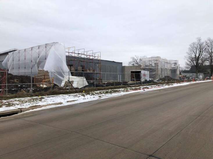 Construction of new North Liberty police station on schedule to be completed by spring