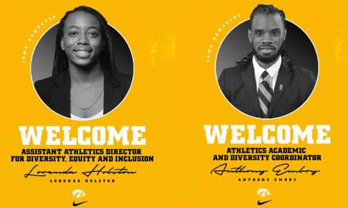 Hawkeye athletics, while fighting lawsuit, makes two diversity hires