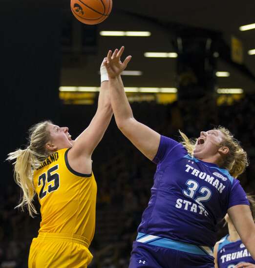 Photos: Iowa Hawkeyes women’s basketball vs. Truman State