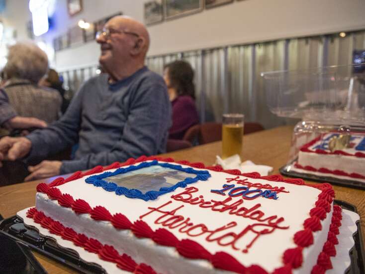 Iowa World War II veteran turns 100