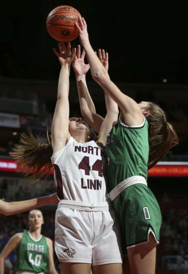 Photos: North Linn vs. Osage, Iowa Class 2A girls’ state basketball championship