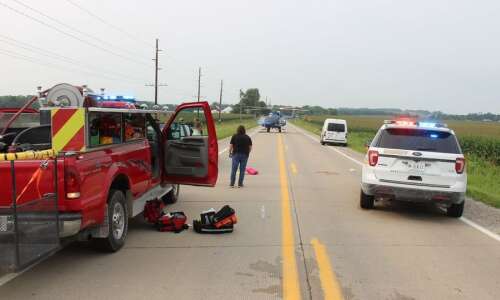 C.R. cyclist airlifted after struck by van in Buchanan County