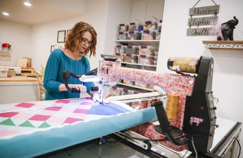 Dancing Elephant Quilts in Marion makes art form out of quilting