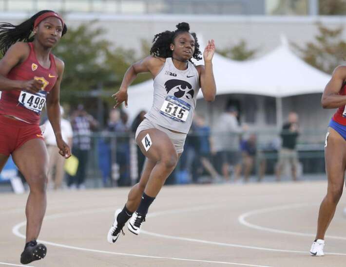 Iowa sprinter Brittany Brown takes low-key approach to NCAA Track