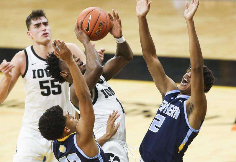 Photos: Iowa men’s basketball vs. Southern University