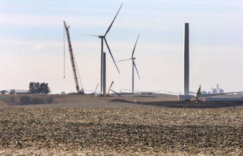 Wind turbines haven't been universally welcomed by everyone in Iowa