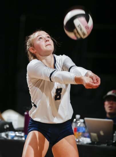 Photos: Pleasant Valley vs. Ankeny in Iowa high school state volleyball tournament