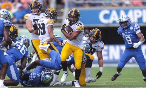 Iowa RB Gavin Williams transitions from ‘young guy’ to leader