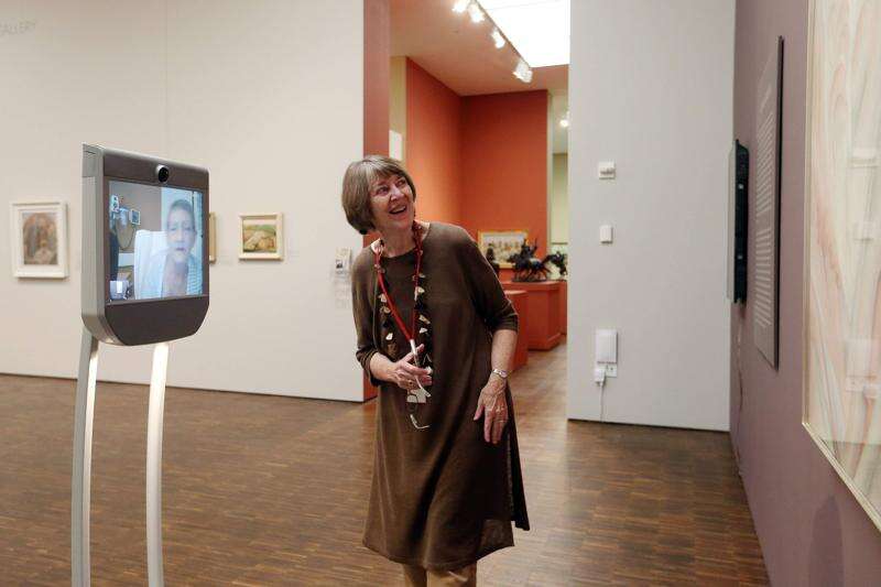 Hospital patients are experiencing art tours ... through robots