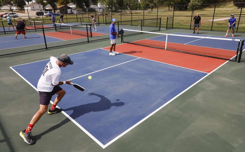 Cedar Rapids opens pickleball courts at Jones Park The Gazette Cedar Rapids opens pickleball courts at Jones Park The Gazette