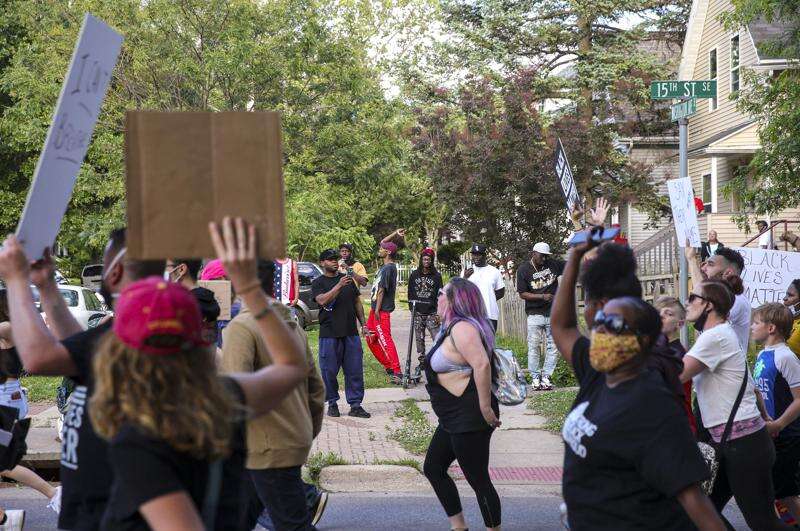 Photos: Cedar Rapids activists lead another protest and march in Cedar Rapids
