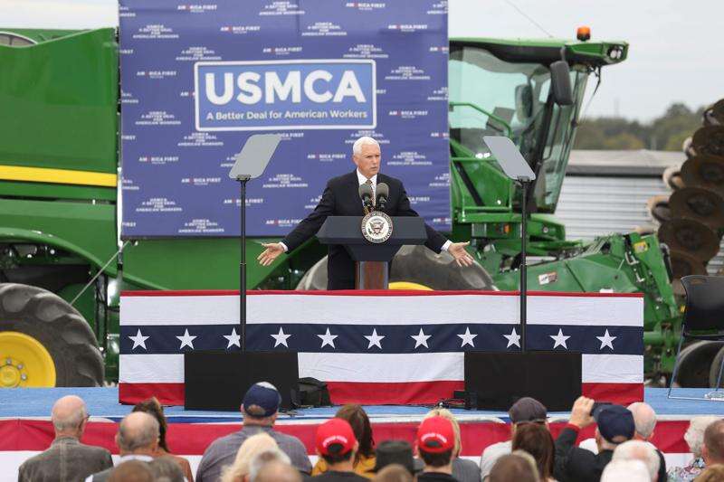 In Iowa, Vice President Pence ‘turns up heat’ on House to pass USMCA trade deal