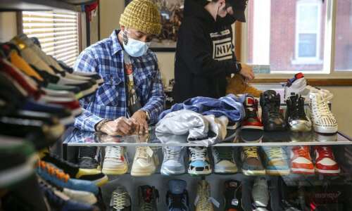 Iowa City clothing store Vice buys, sells, trades sneakers and…