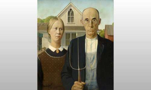 Who was the farmer in Grant Wood’s ‘American Gothic’? A…