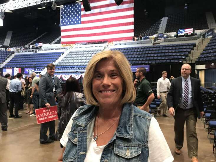 'He is able to connect with me' C.R. crowd satisfied with what Trump had to say