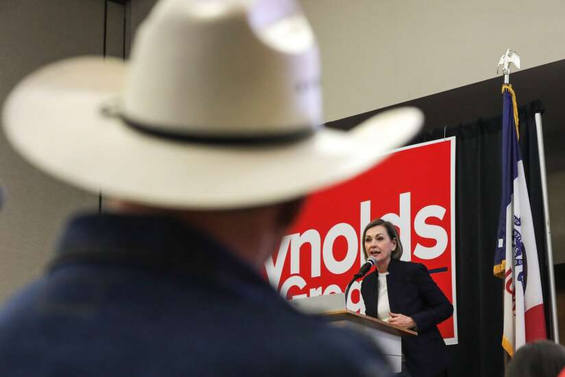Kim Reynolds continues to dominate fundraising in Iowa’s campaign for governor
