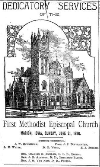 Time Machine: Marion Methodists built historic church in 1896