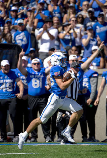 Air Force rushes for 582 yards, 5 TDs in 48-17 win over UNI