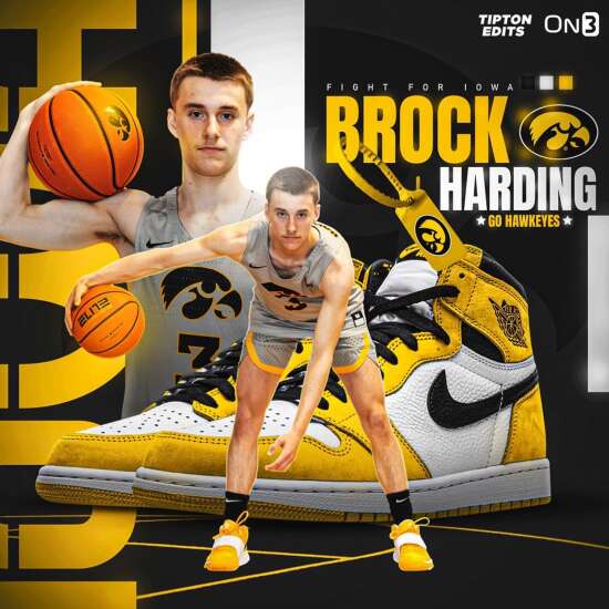 Moline guard Brock Harding commits to Iowa men’s basketball program