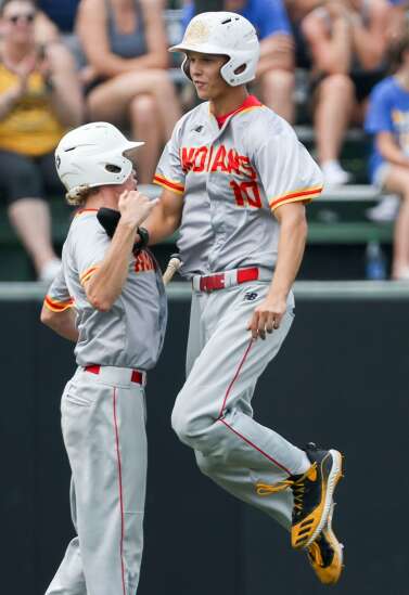 Mission accomplished: Owen Puk stayed to help Marion win state baseball championship